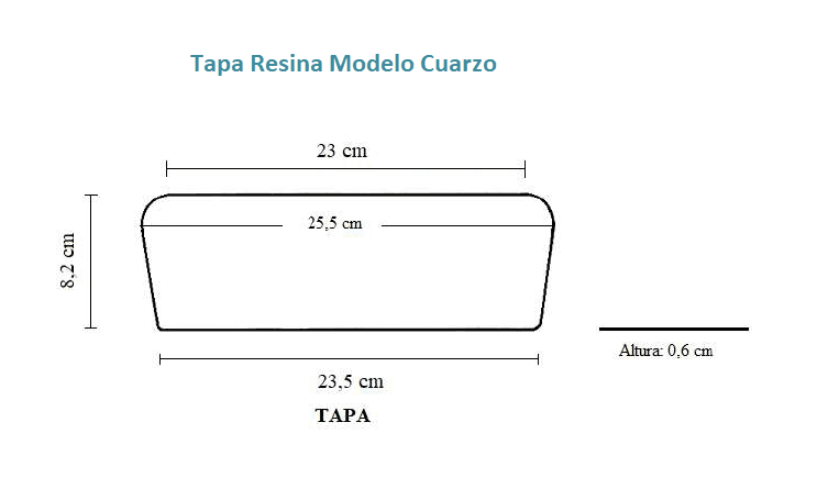 Tapa Suelta de Plato de Ducha Cuarzo | Varios Colores