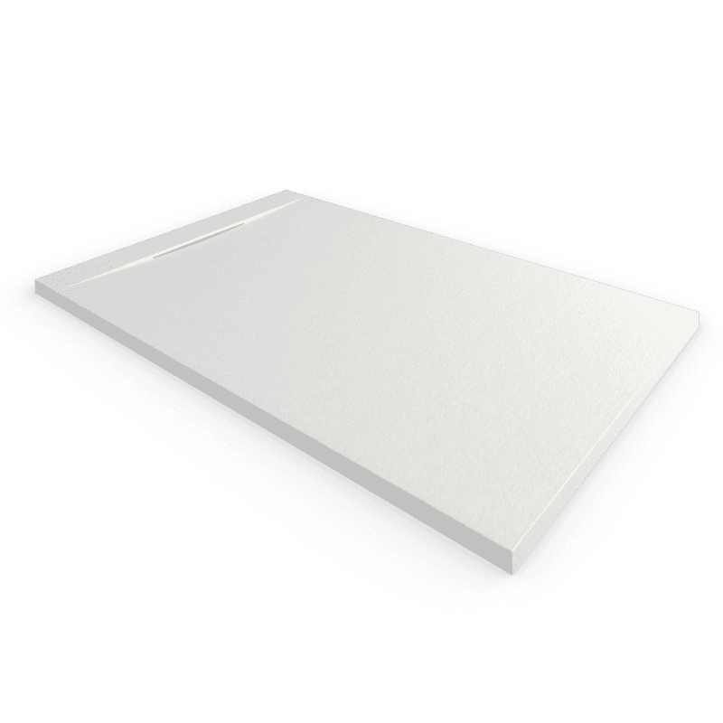 Plato de ducha blanco RCHOME en perspectiva
