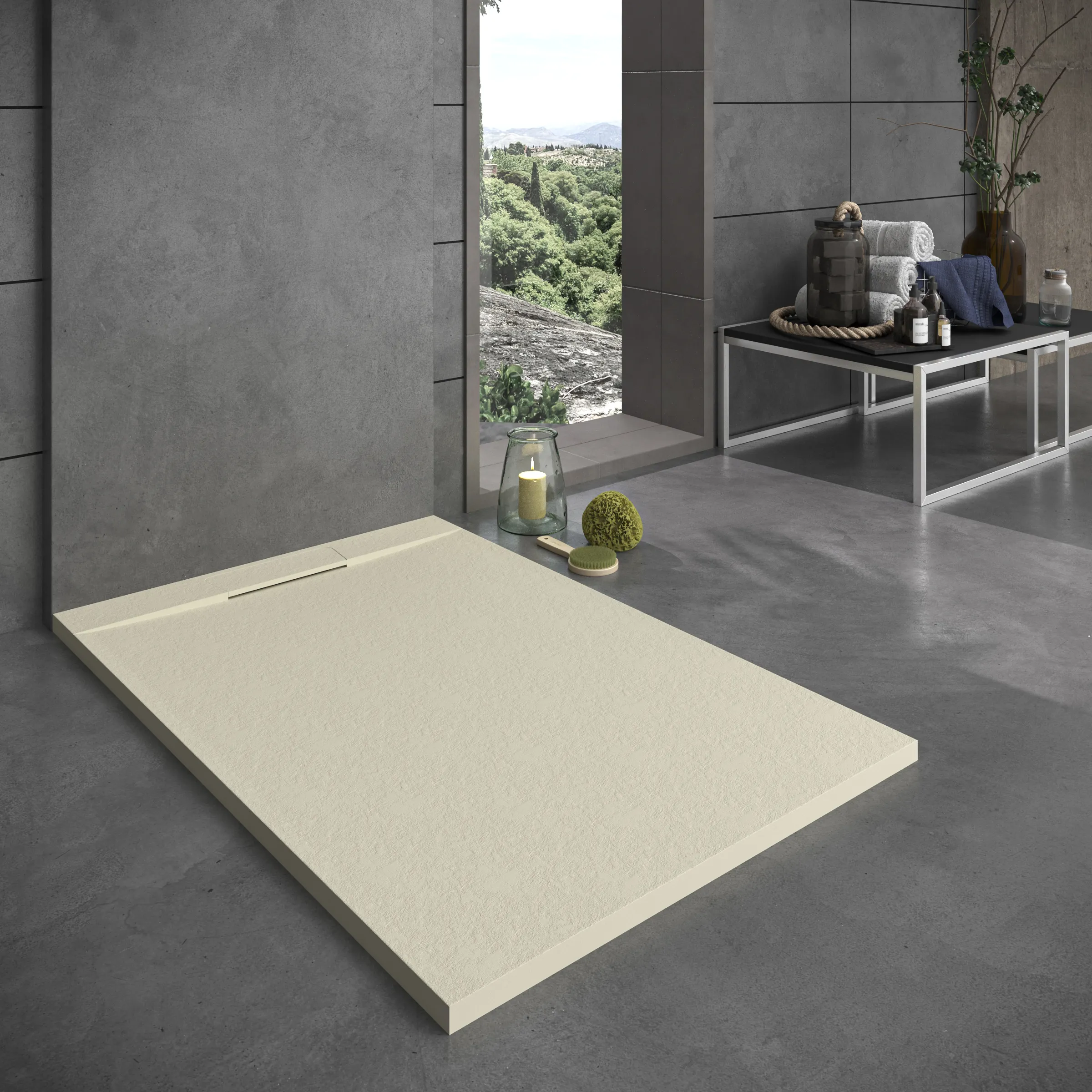 Plato de Ducha de Resina Modelo Cuarzo - Imagen 5