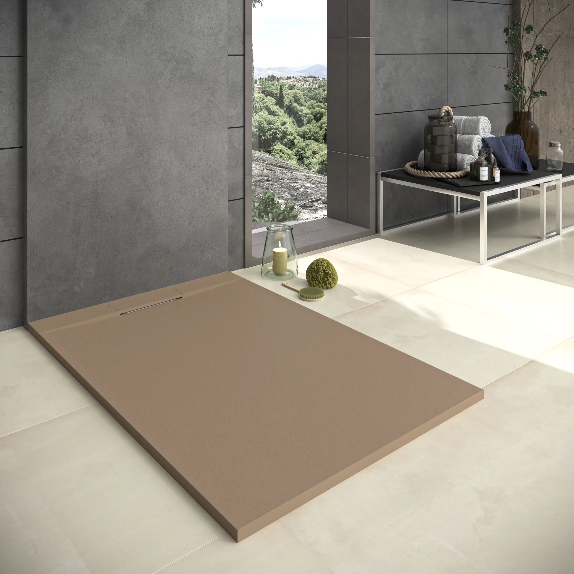 Plato de Ducha de Resina Modelo Cuarzo - Imagen 9