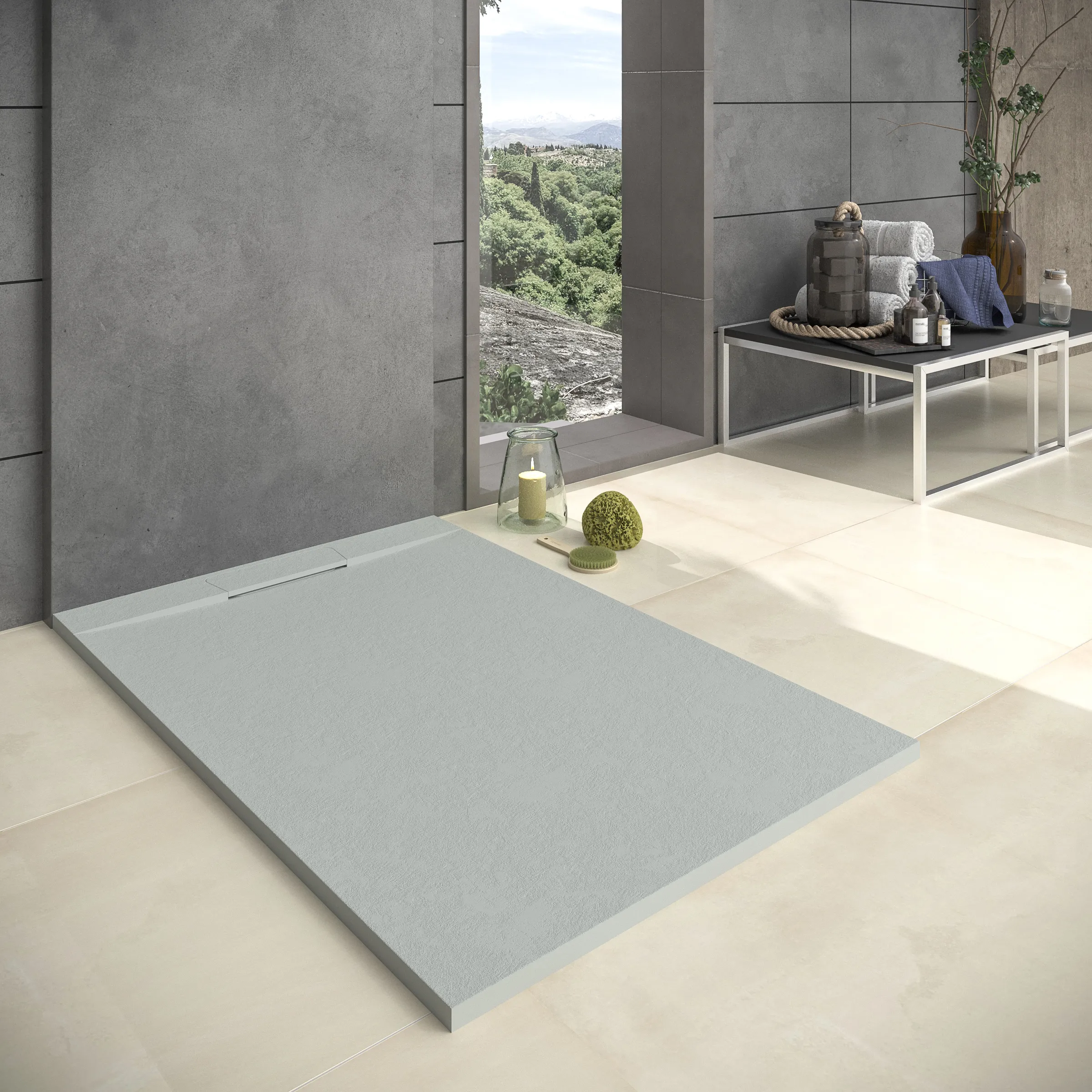 Plato de Ducha de Resina Modelo Cuarzo - Imagen 14