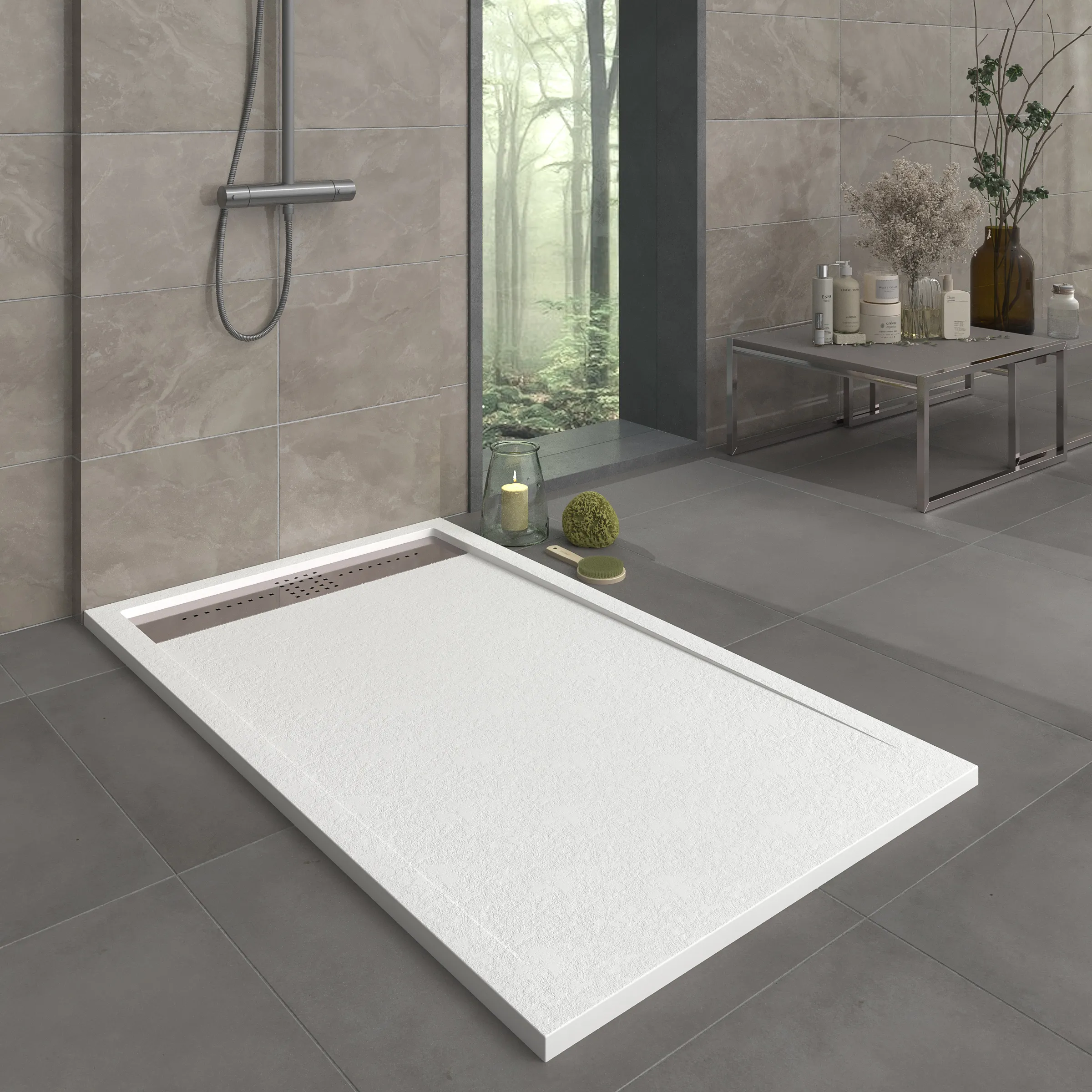 Plato de Ducha de Resina Modelo Opale - Imagen 14