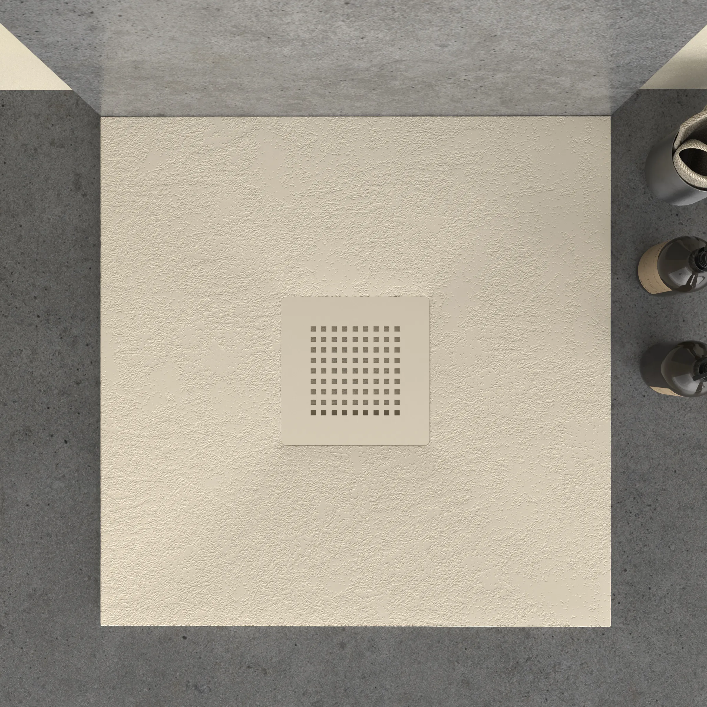 plato de ducha Modelo Mica Plus Crema